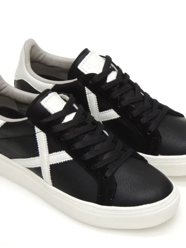 sneakers--munich-rete 81-piel-negro