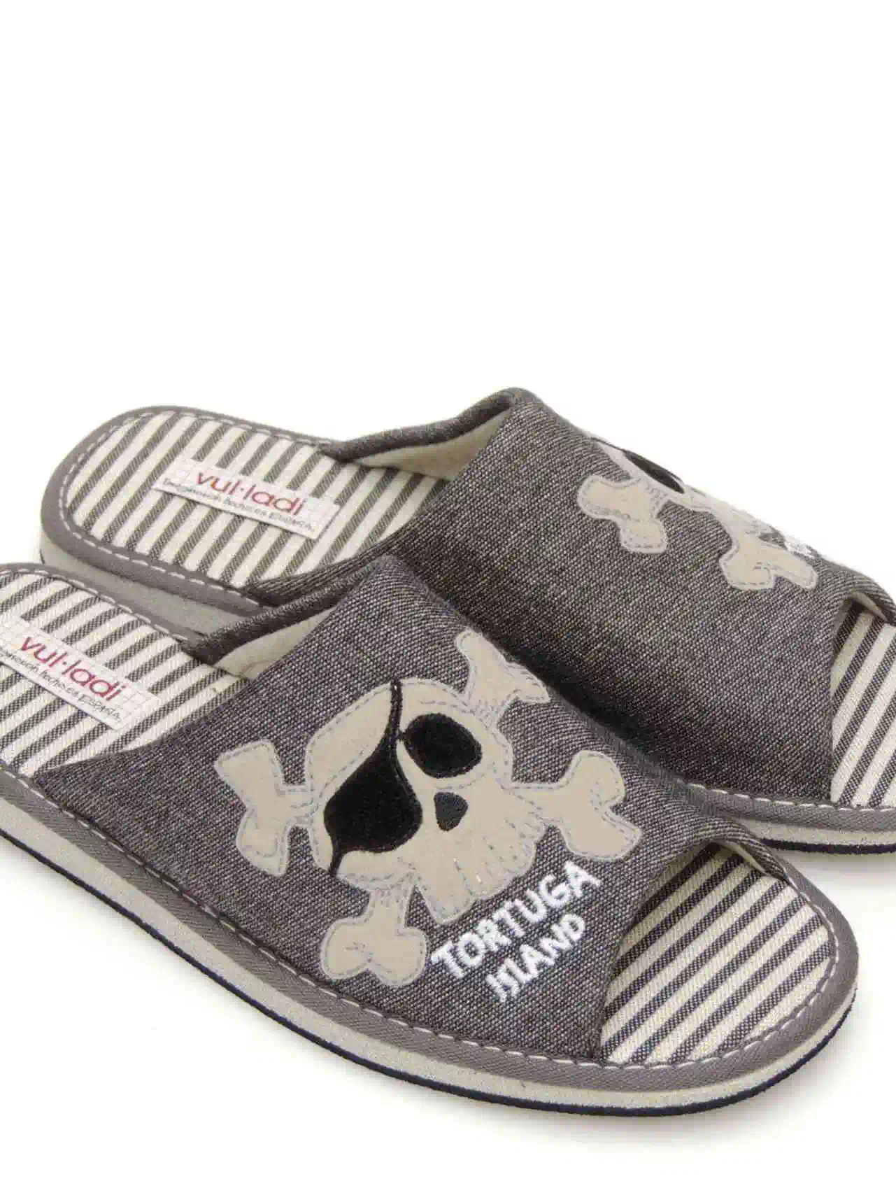 zapatillas-estar en casa-vulladi-2565-728-textil-gris