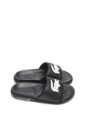 chanclas-de pala-lacoste-serve dual-goma-negro