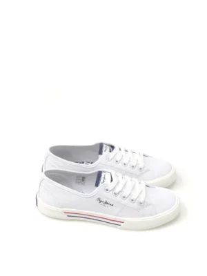 sneakers--pepe jeans-pls31287-lona-blanco