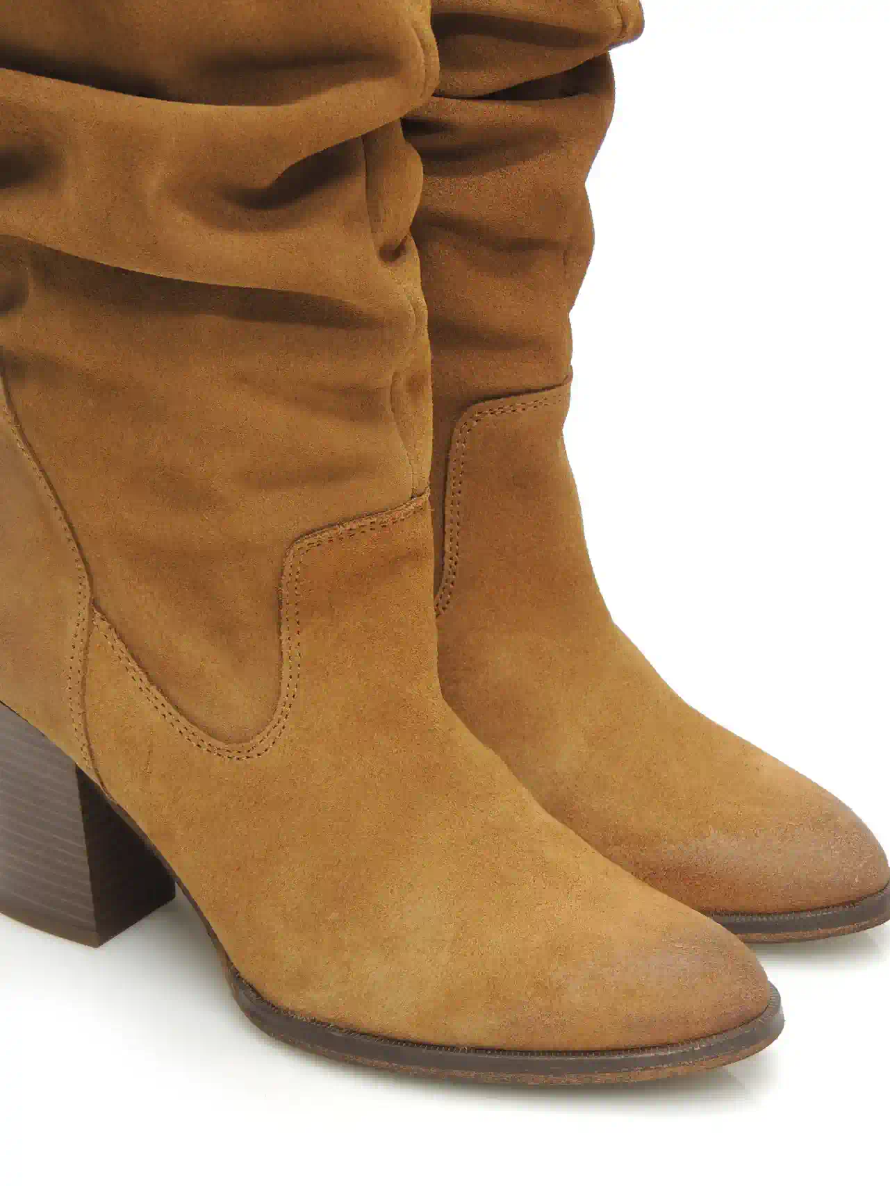 botas-caÑa alta-mustang-52304-serraje-cuero