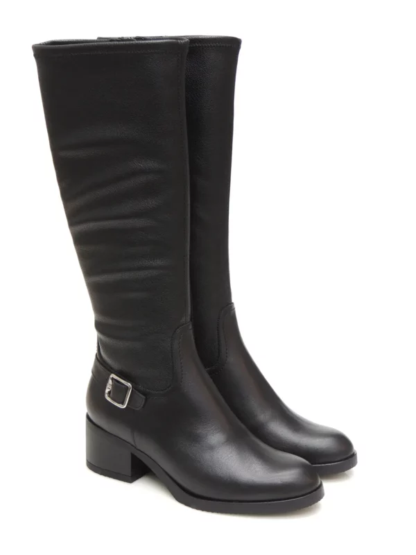 botas-caÑa alta-wonders-g-6242-piel-negro