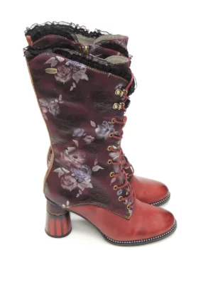 botas-media caÑa-laura vita-gucstoo 45-piel-rojo