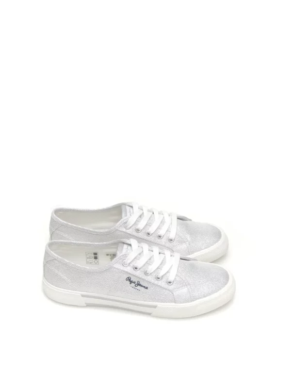 sneakers--pepe jeans-pls31439-textil-plata