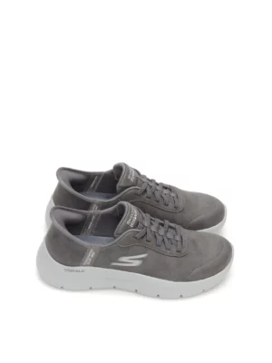 sneakers--skechers-124837-polipiel-gris