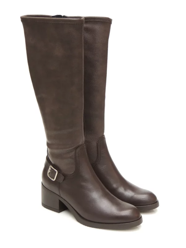 botas-caÑa alta-wonders-g-6242-piel-marron