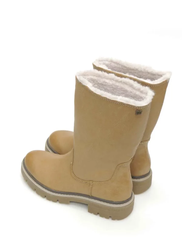 botas-media caÑa-mustang-50361-polipiel-beige