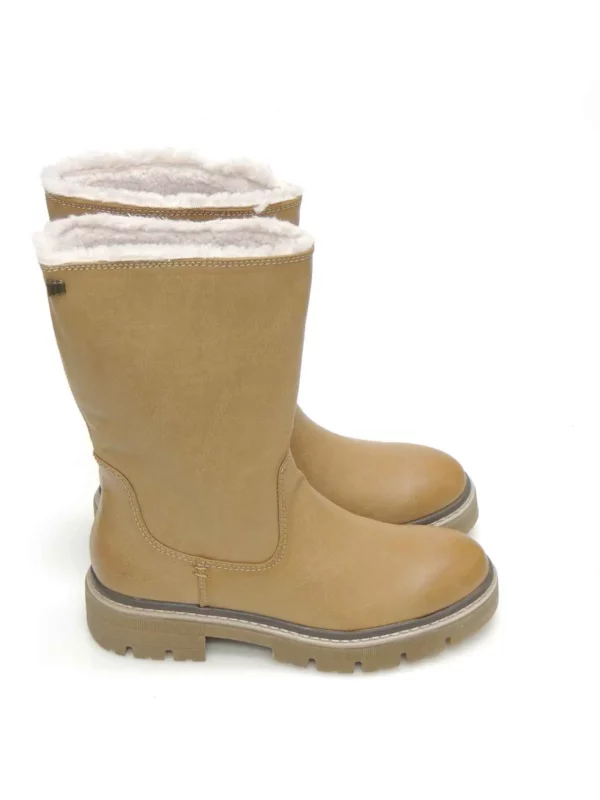 botas-media caÑa-mustang-50361-polipiel-beige