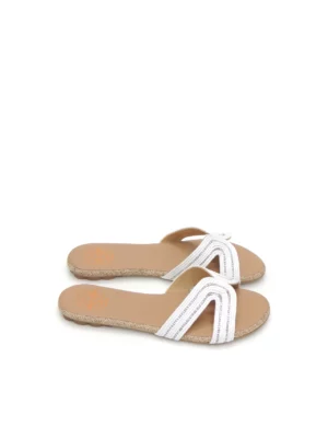 chanclas-de pala-porronet-3000-piel-blanco