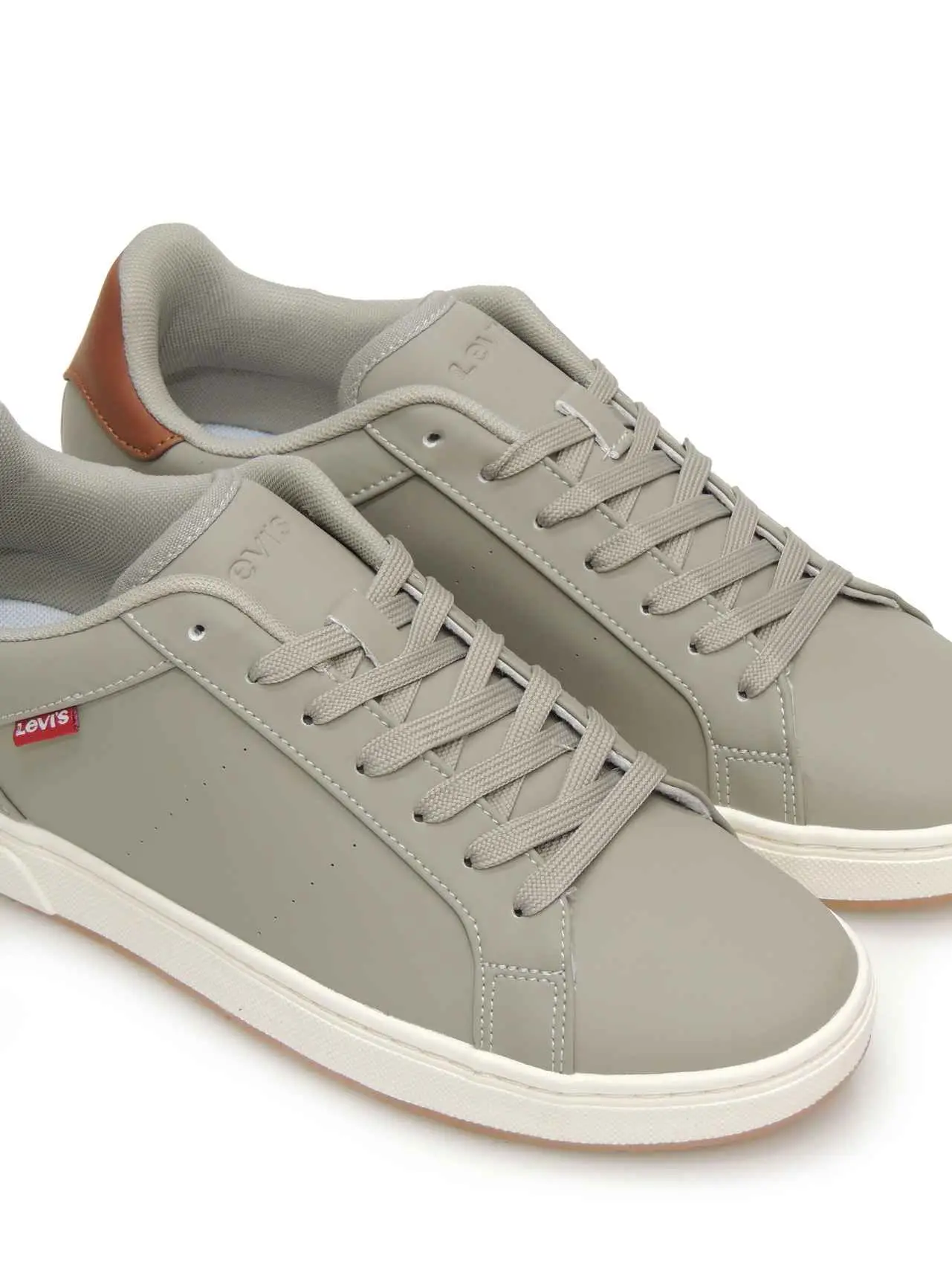 sneakers--levis-234234 h-v23-polipiel-taupe