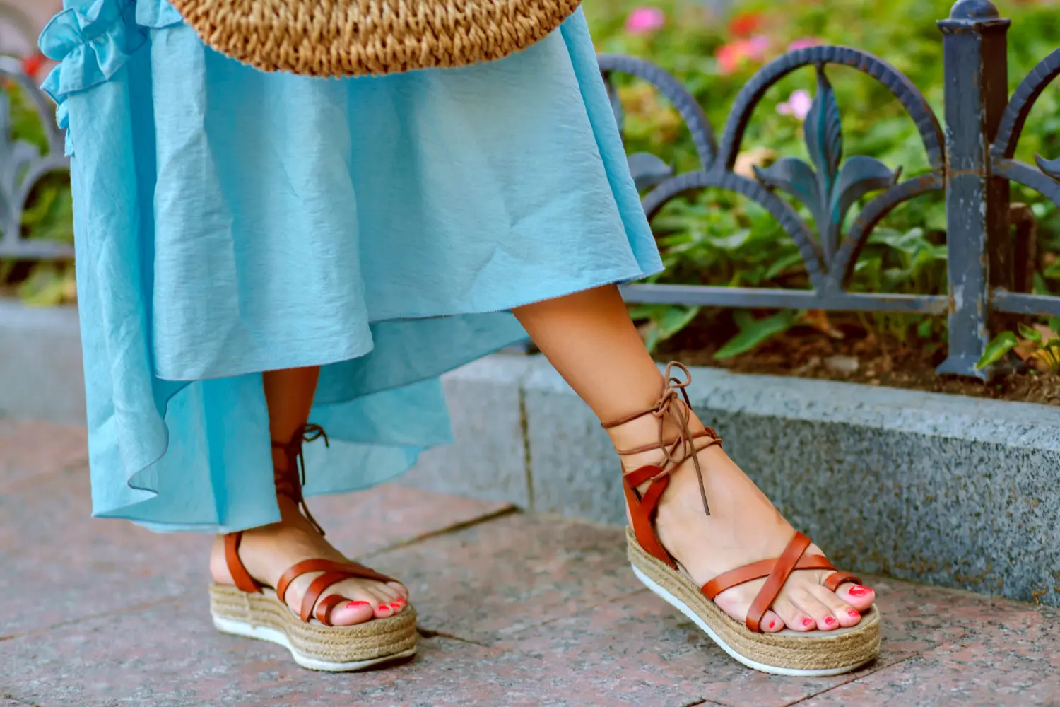 sandalias planas o de tacón