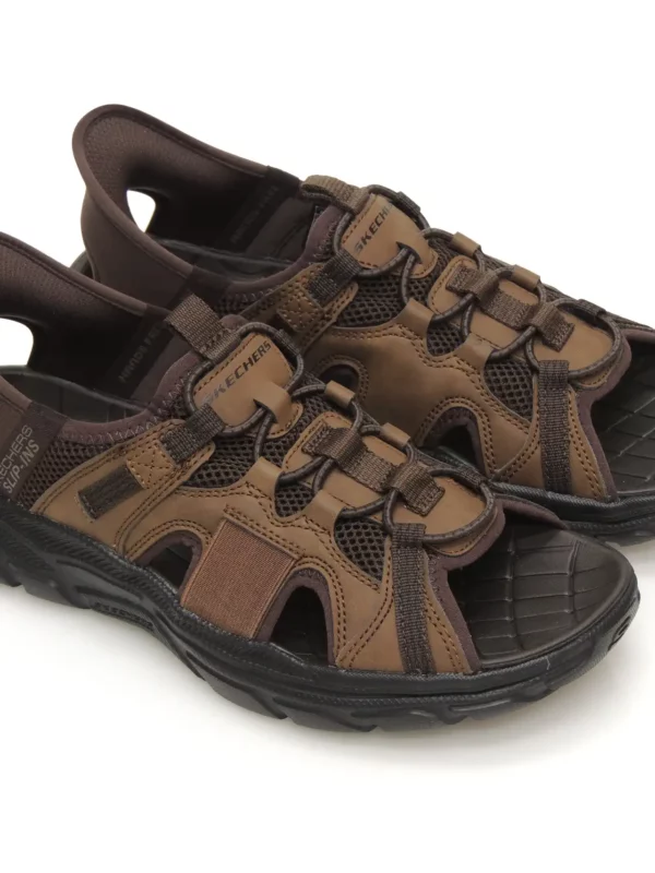 sandalias--skechers-205181-textil-marron