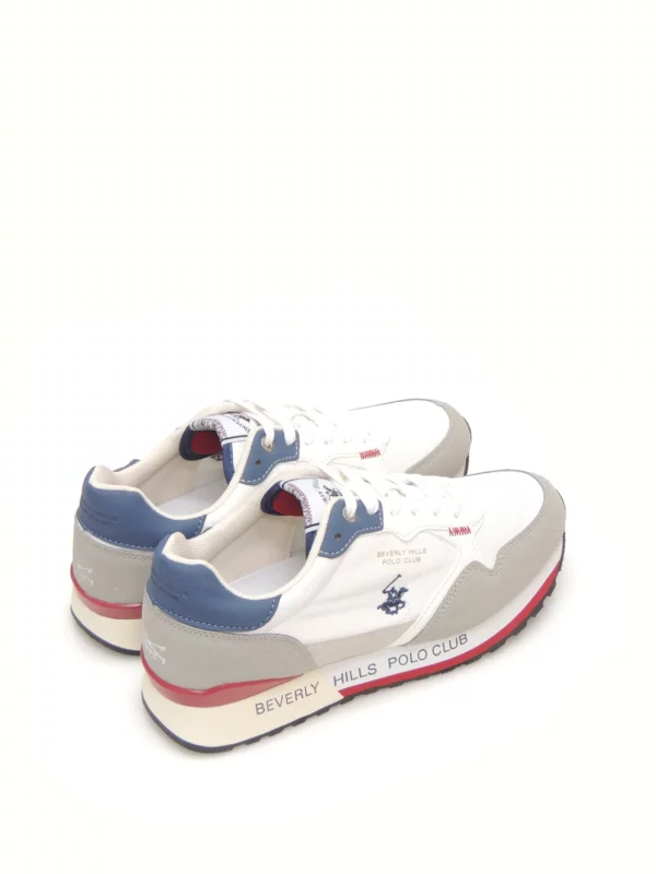 sneakers--polo club-king power mix-polipiel-blanco