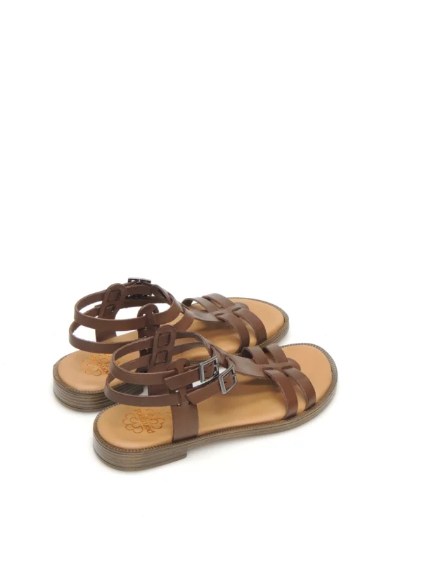 sandalias-romanas-porronet-3128-piel-moka