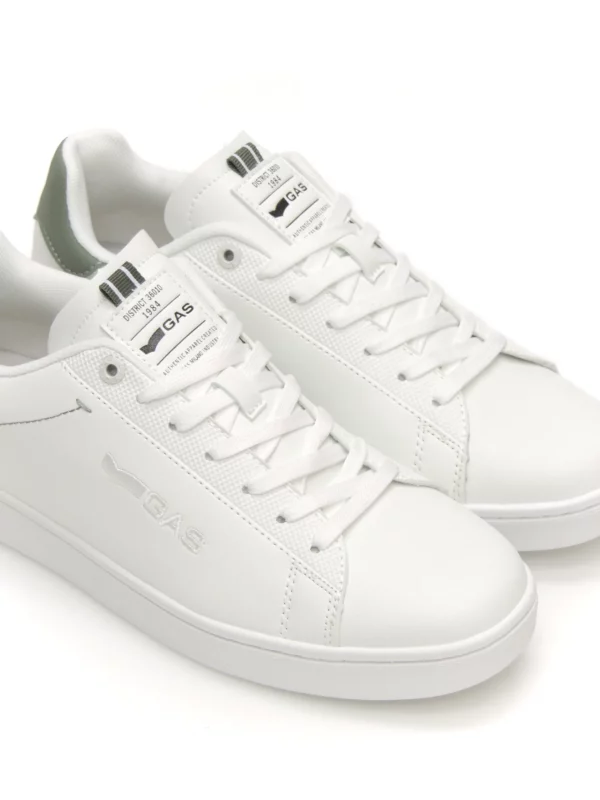 sneakers--gas jeans-sammy ltx-polipiel-blanco