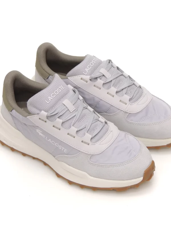 sneakers--lacoste-elite active-naylon-gris