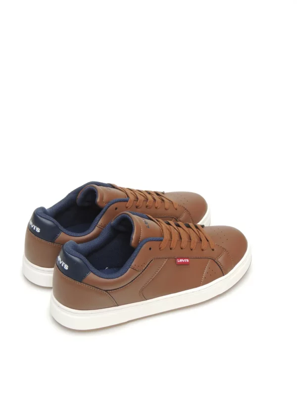 sneakers--levis-235438 h-i24-polipiel-marron