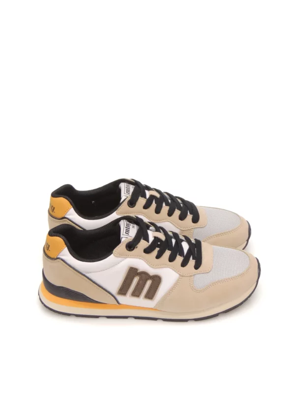 sneakers--mustang-84467-naylon-blanco