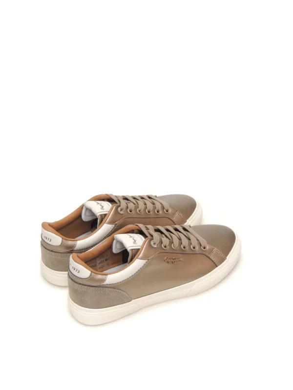 sneakers--pepe jeans-pls300005-polipiel-bronce