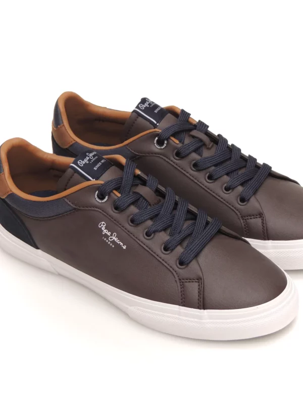 sneakers--pepe jeans-pms30839-polipiel-marron