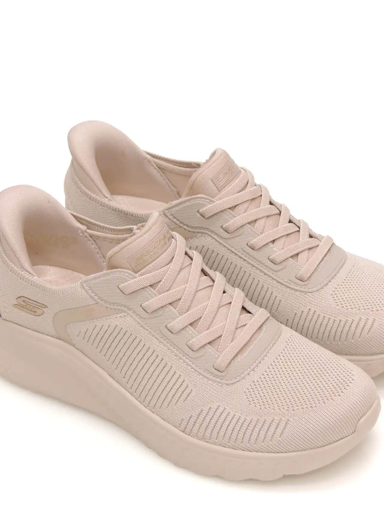 sneakers--skechers-117497-naylon-beige