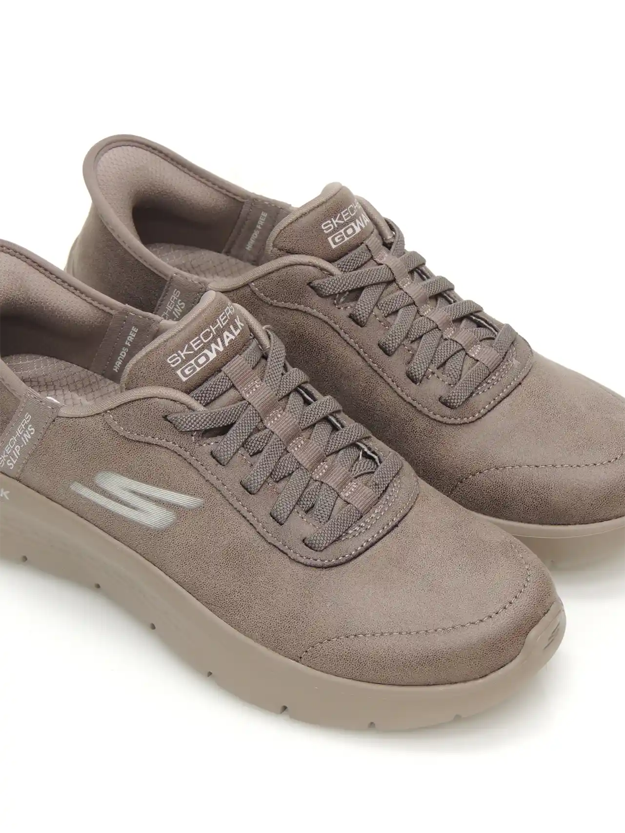 sneakers--skechers-124837-polipiel-marron