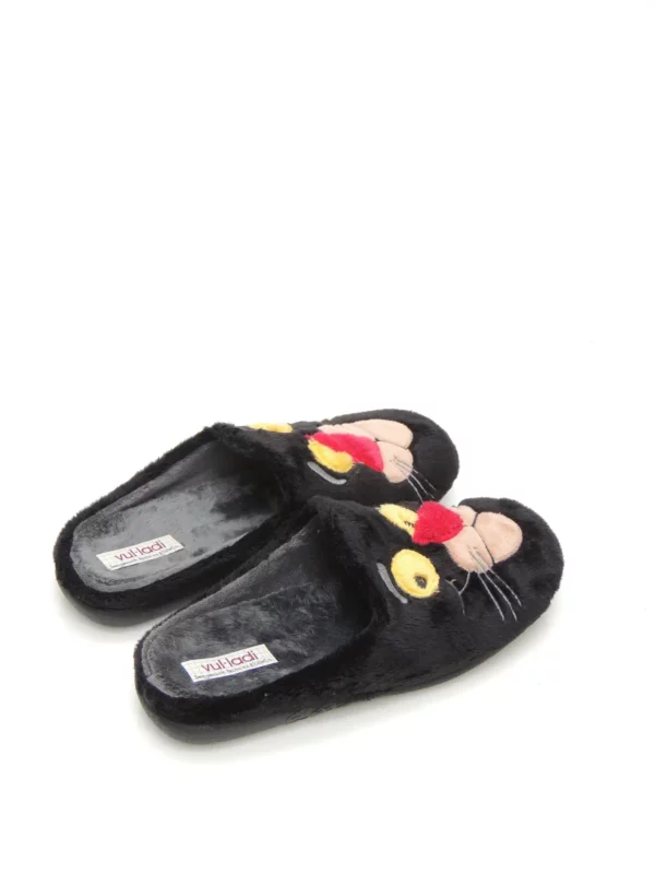 zapatillas-estar en casa-vulladi-6206-123-textil-negro