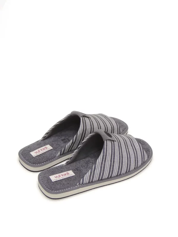 zapatillas-estar en casa-vulladi-8566-777-textil-gris