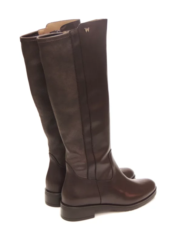 botas-caÑa alta-wonders-c-54100-piel-marron