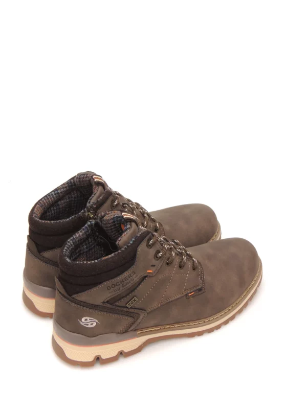 botines-media caÑa-dockers-53ta003-630380-polipiel-marron