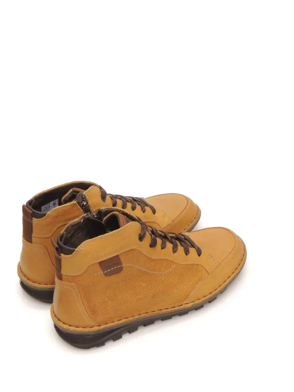 botines-media caÑa-fluchos-f2261-piel-mostaza