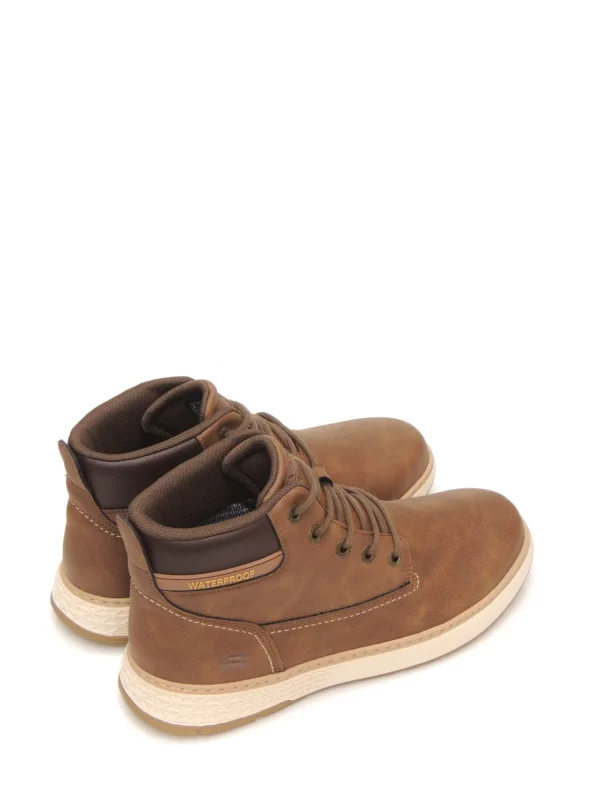 botas-impermeables-skechers-205235-polipiel-marron