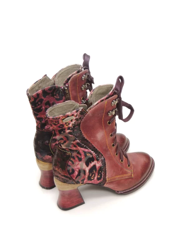 botines--laura vita-eleao 42-piel-rojo