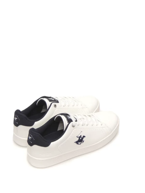 sneakers--polo club-hills mix-polipiel-blanco