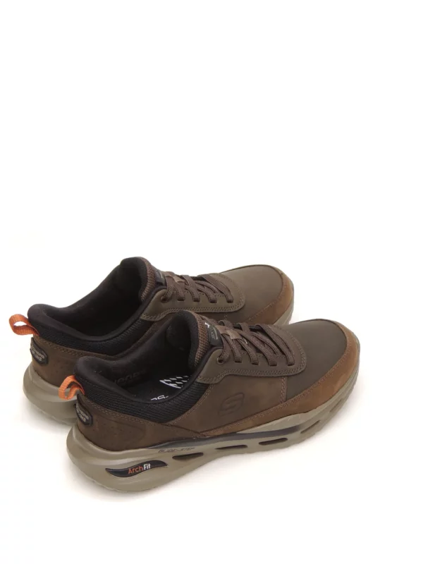 sneakers--skechers-210981-piel-marron