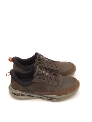 sneakers--skechers-210981-piel-marron