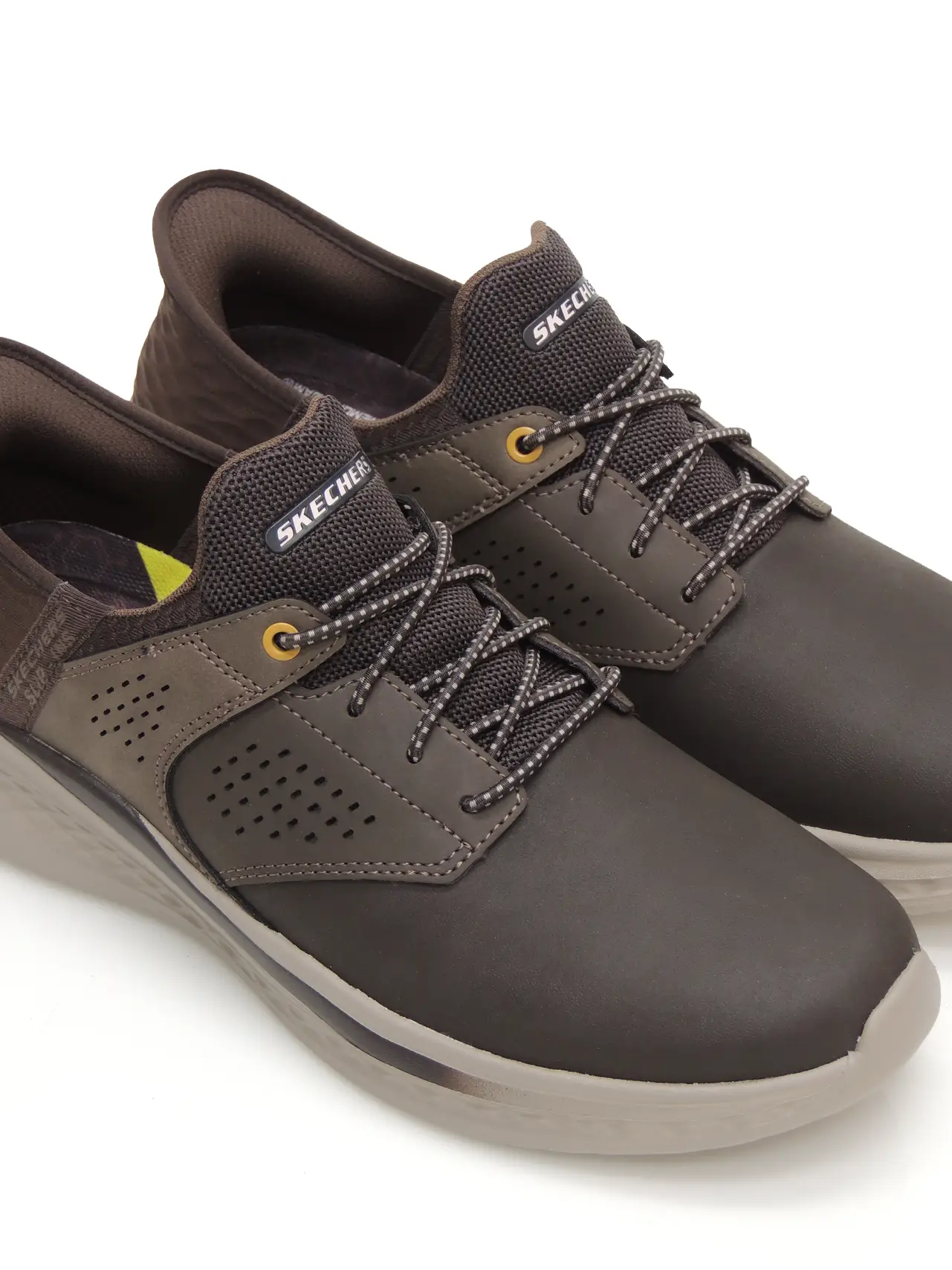 zapatos--skechers-210890-polipiel-marron