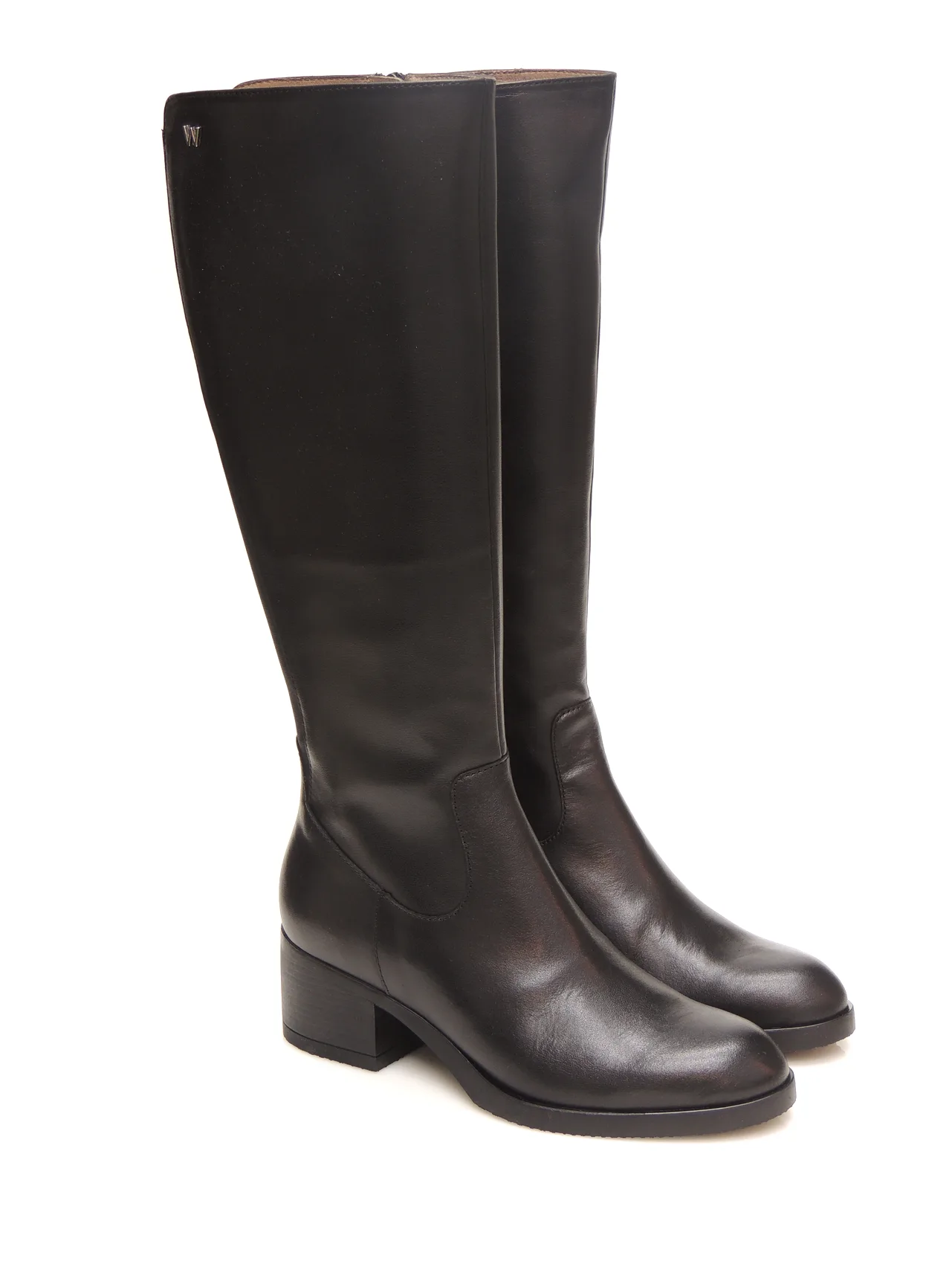 botas-caÑa alta-wonders-g-6250-piel-negro
