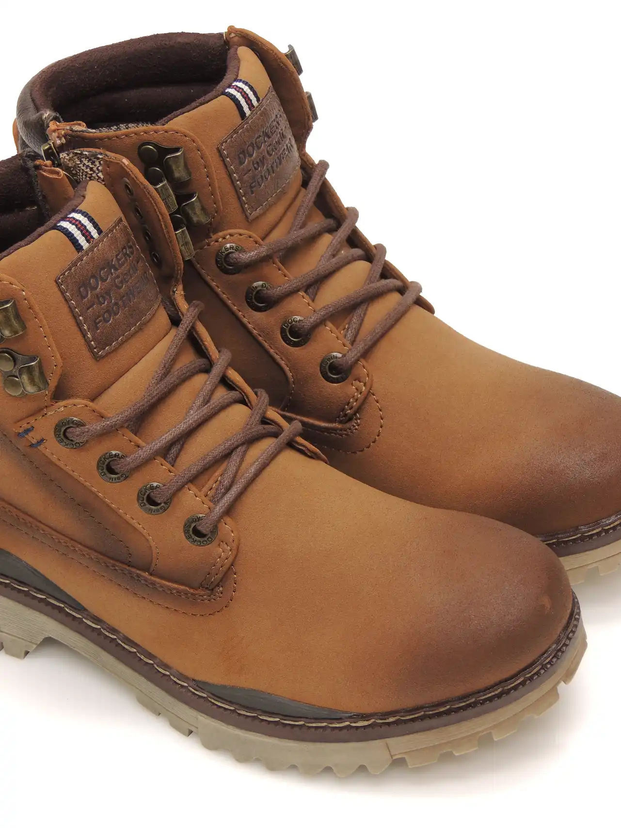 botas-media caÑa-dockers-47ly001-620470-polipiel-cuero