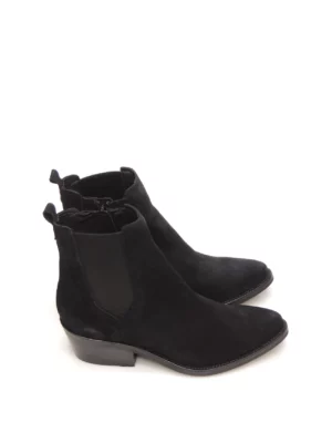botines-cowboy-dakota boots-dkt 56-serraje-negro