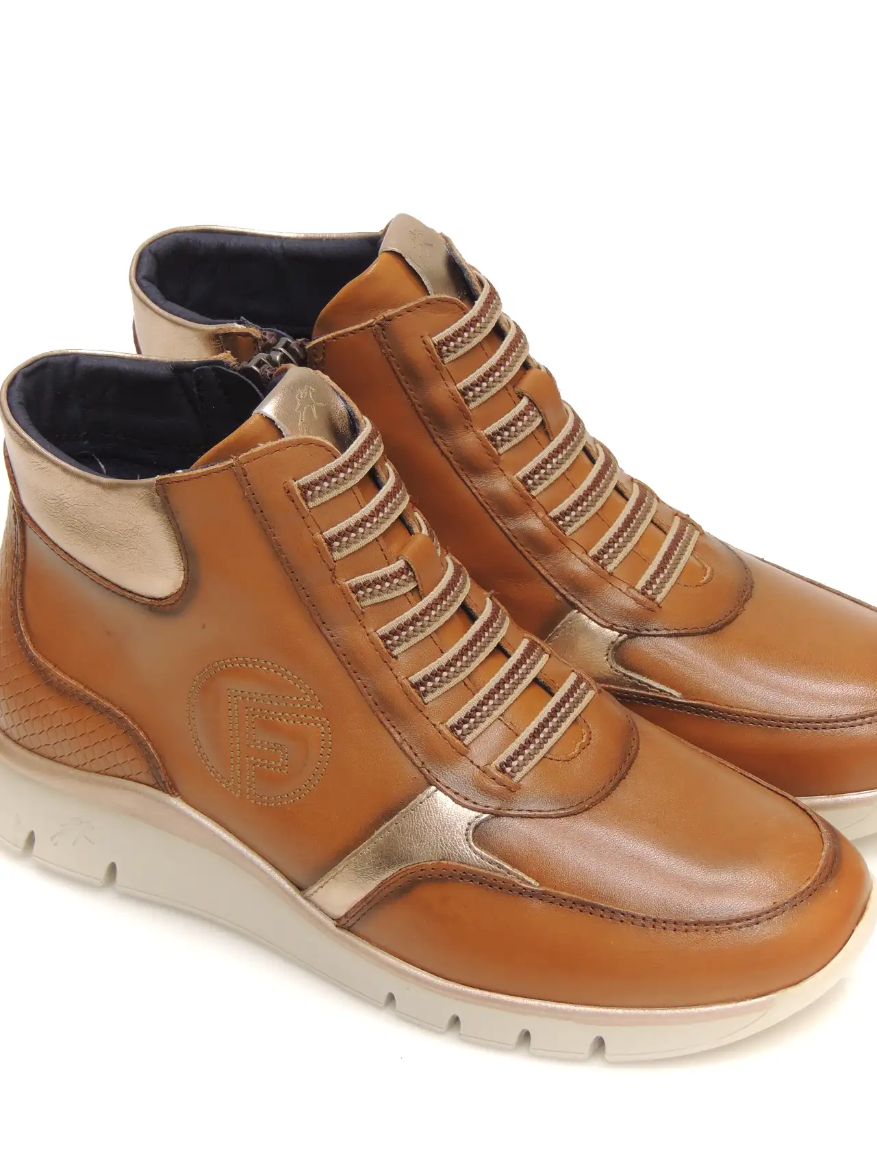 botines-media caÑa-fluchos-f2077-piel-cuero