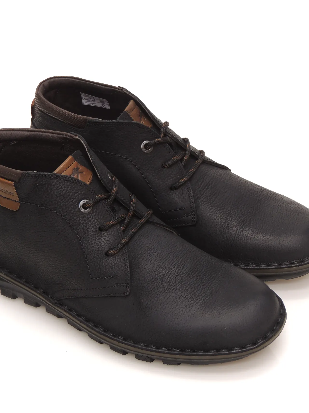 botines-media caÑa-fluchos-f2260-piel-negro