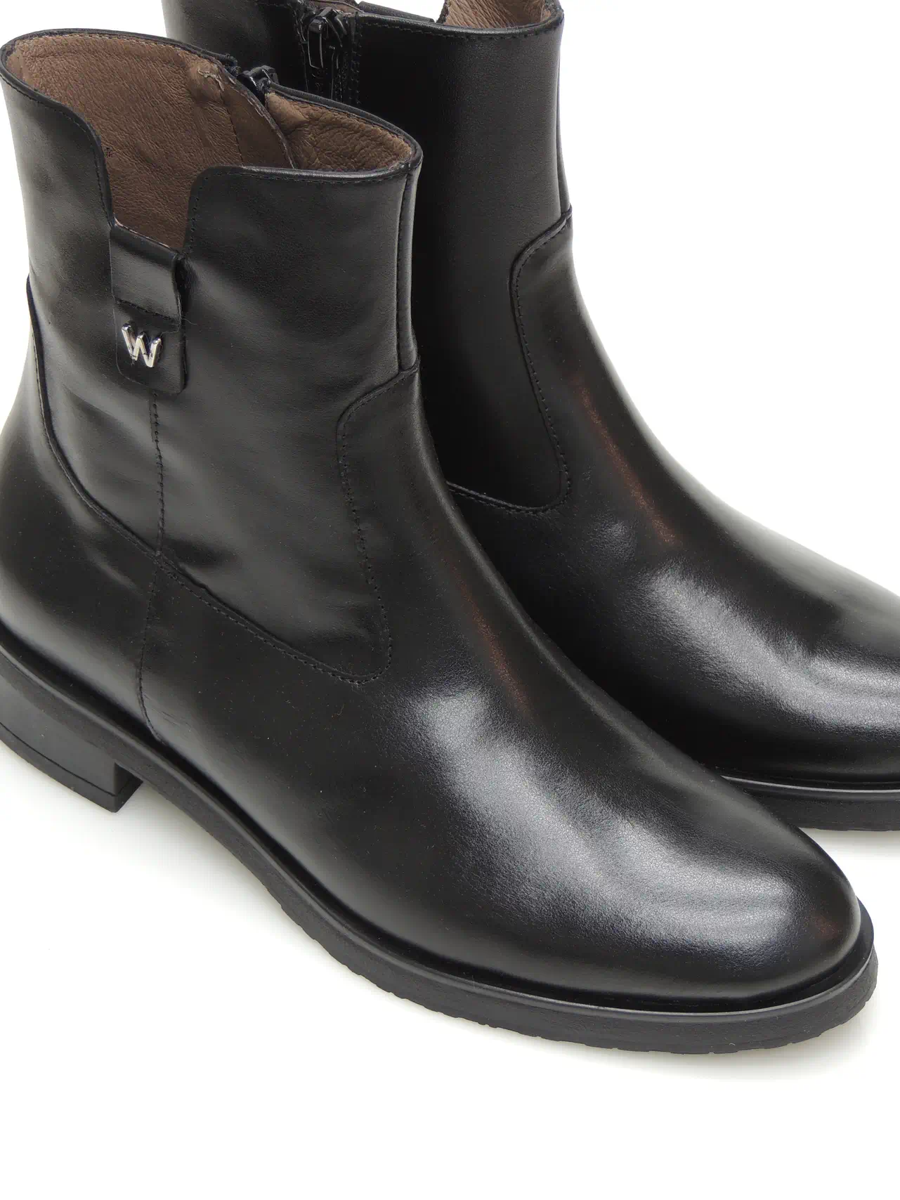botines-media caÑa-wonders-c-5481-piel-negro