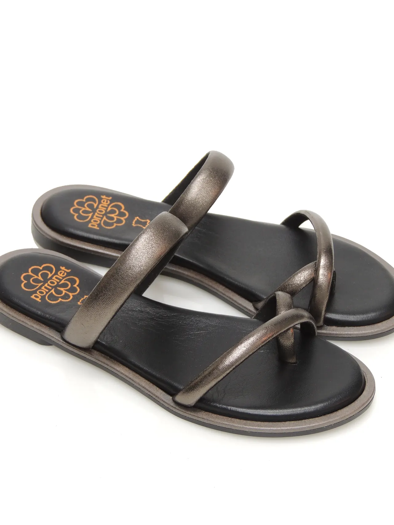 chanclas-de dedo-porronet-3107-piel-plomo