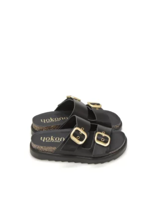 chanclas-de hebillas-yokono-tunez-130-piel-negro