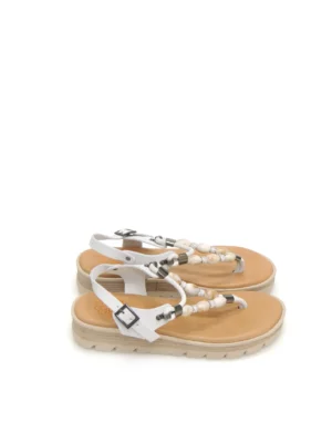 sandalias-de dedo-porronet-3144-piel-blanco