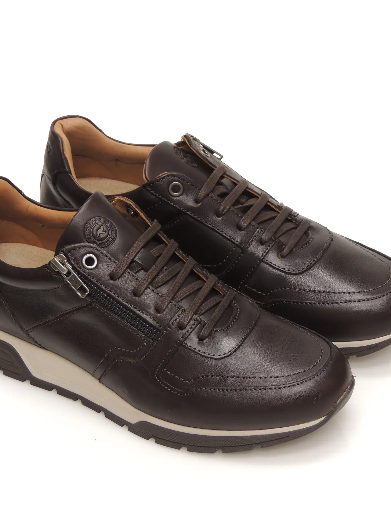 sneakers--kangaroos-933-piel-marrÓn