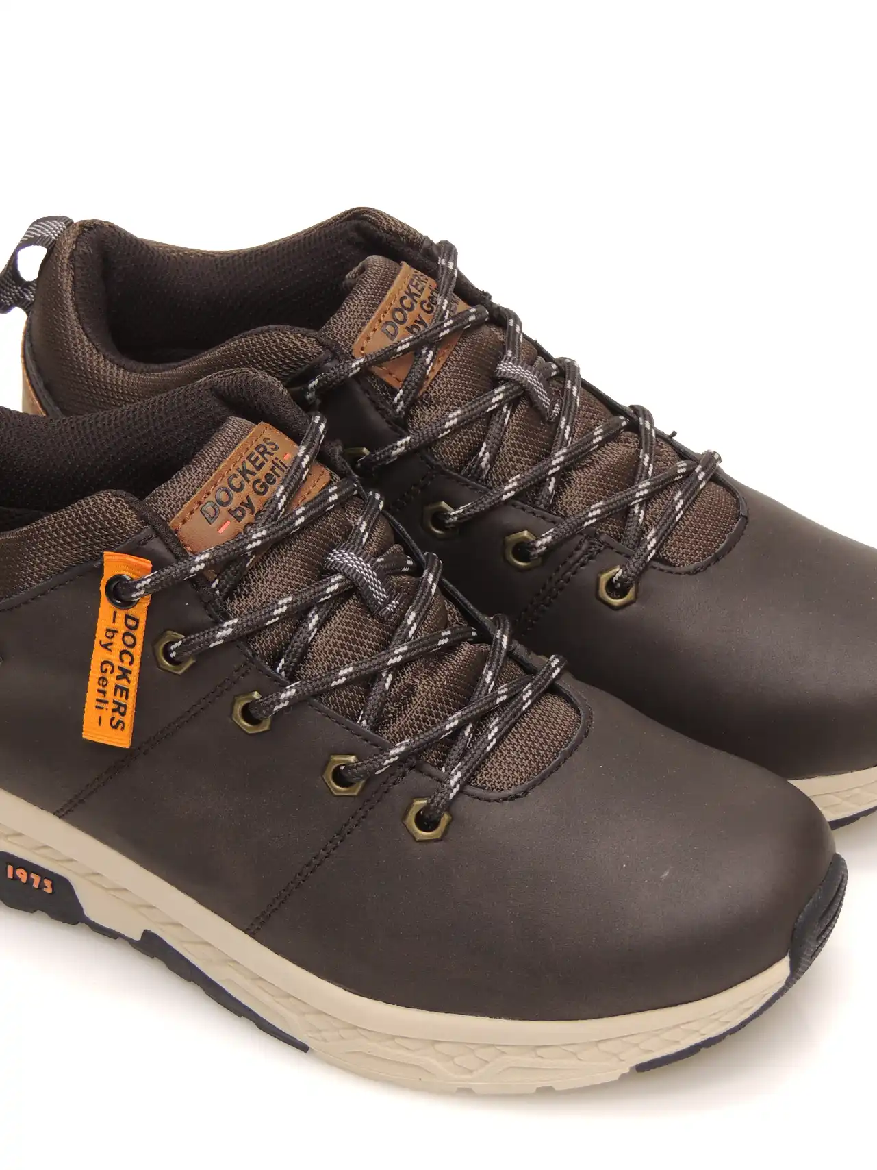 sneakers-media caÑa-dockers-51ry006-640380-polipiel-marrÓn