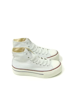 sneakers-media caÑa-victoria-1061101-lona-blanco