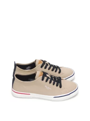 sneakers--pepe jeans-pms30811-lona-camel